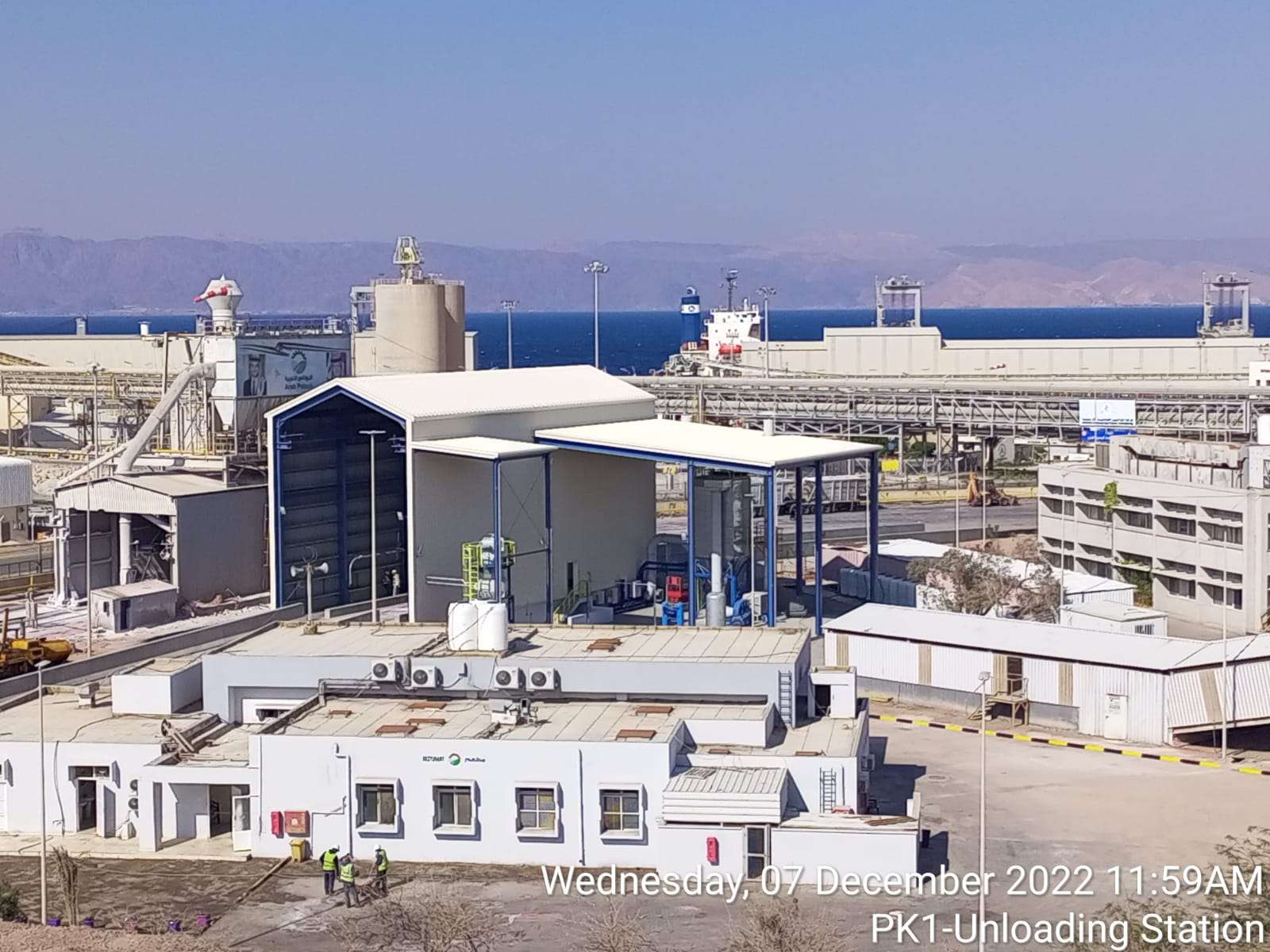 Construction, Completion and Remedying Defects Works of APC New Red Potash Warehouse in Aqaba - PK1 - Unloading Station -1